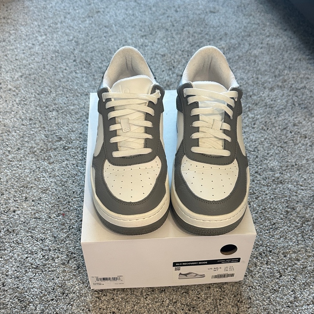 ALO Yoga Gray and White Athletic Shoes